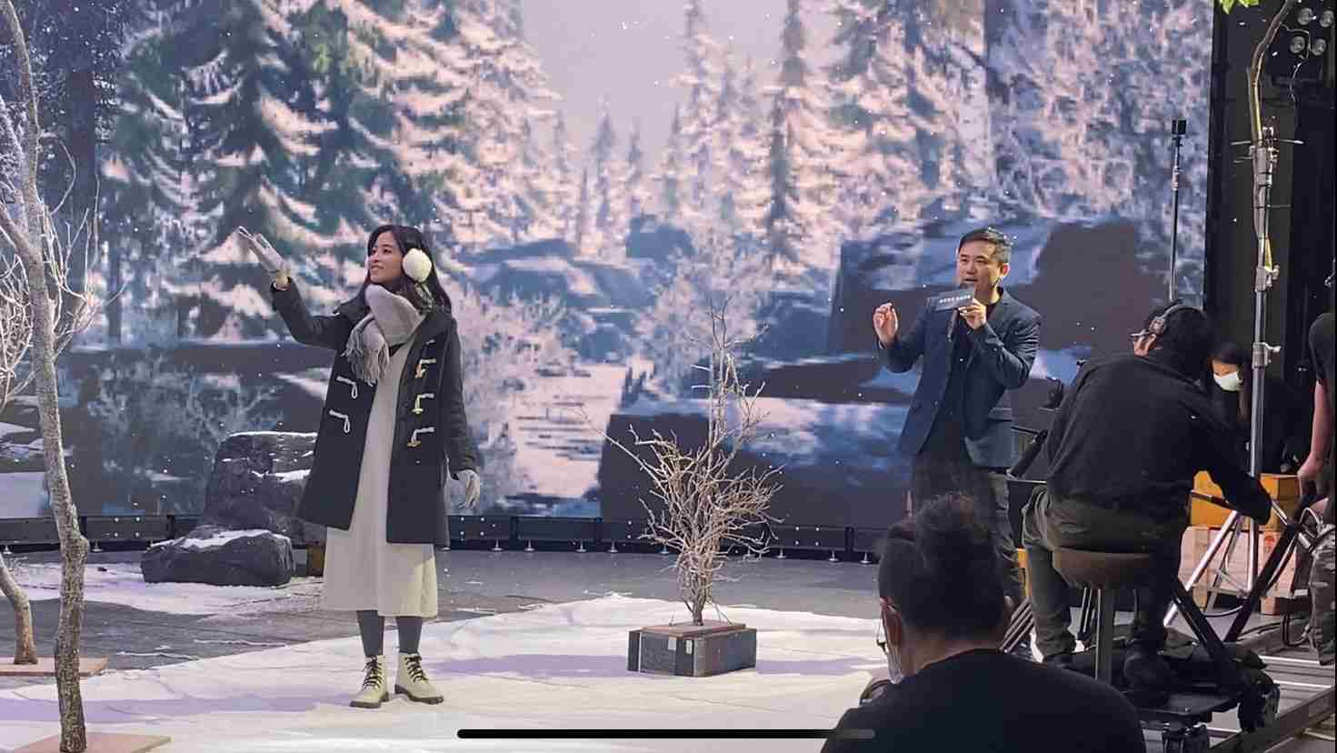 彩神vll以ALED先进显屏技术，，与金马奖视觉特效团队“再现影像”携手合作打造LED虚拟摄影棚，，，，提供沉浸式表演体验，，并精简拍摄成本与时间